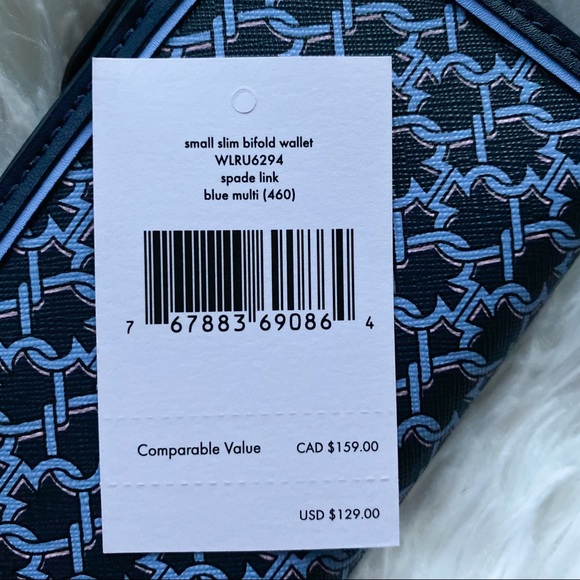 NWT Kate Spade Slim Bifold Wallet - Picture 5 of 5